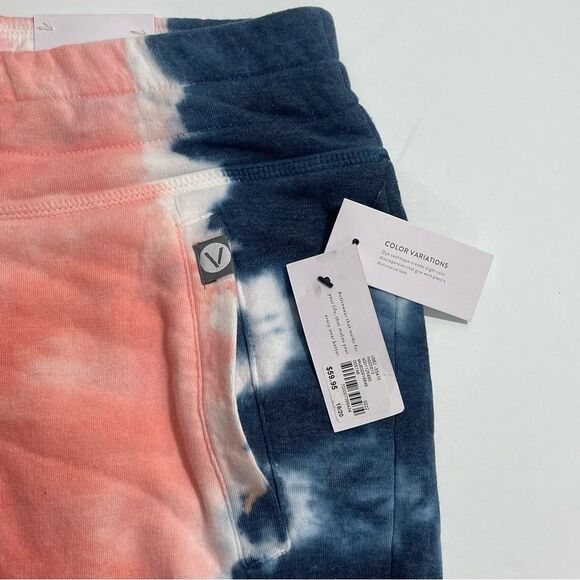 NWT Lane Bryant Livi Sweatpants Cropped Capris Pink Blue Tie Dye Plus Size 18/20 - Picture 4 of 5
